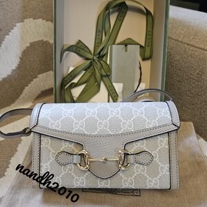 💯 AUTH Gucci Horsebit 1956 Mini Bag